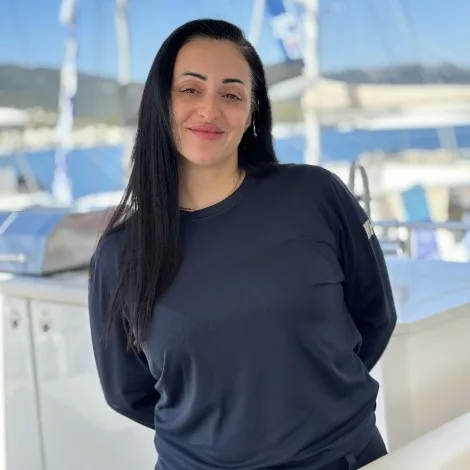 Crew of ABOVE & BEYOND|Polyxeni Politidou — Chief steward/ess
