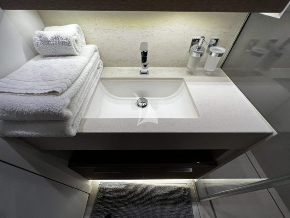 Guest cabin bathroom