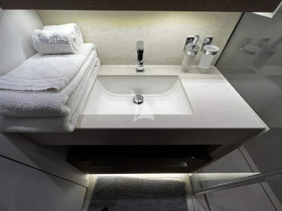 Guest cabin bathroom