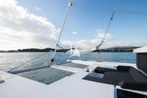 Sun deck area with hammock