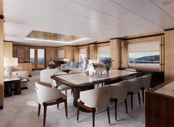 Main Salon Dinning Area