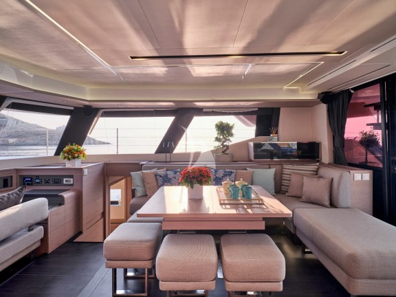 Interior convertible dining table
