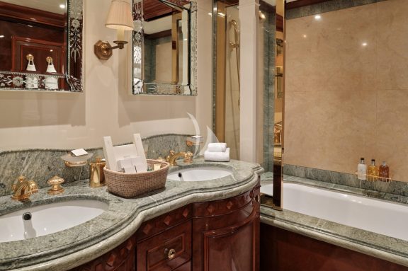 Guest cabin bathroom