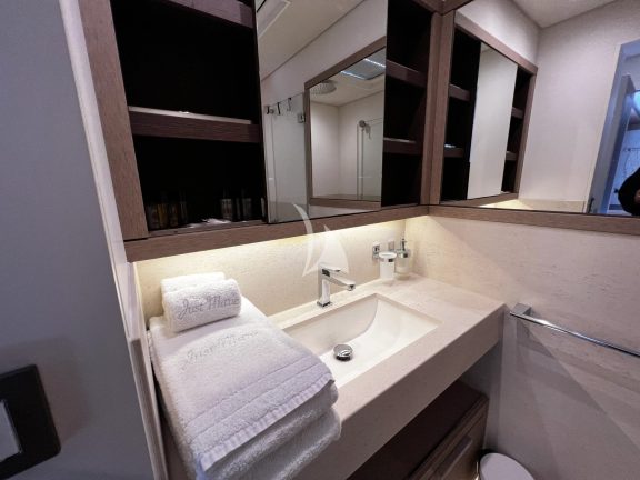 Guest cabin bathroom