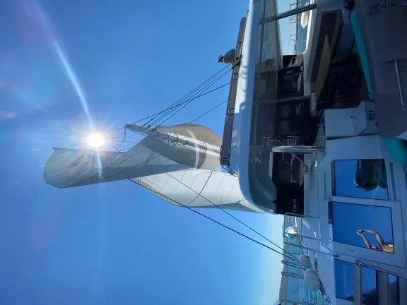 Under sail