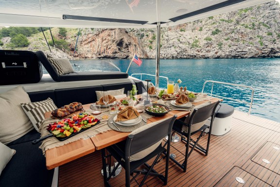 Breakfast table
