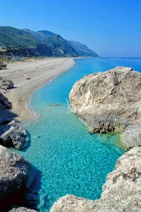 Kathisma beach, Lefkada, Ionio, Greece