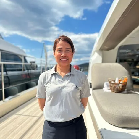 Crew of JUST MARIE 2|Emelyn Adupe — Hostess