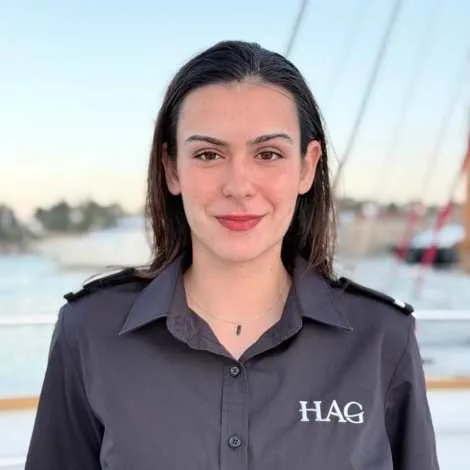 Crew of HAG|Eleni Evangelou — Chief steward/ess