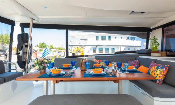 Lunch table setting