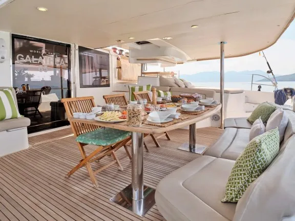Aft seating area