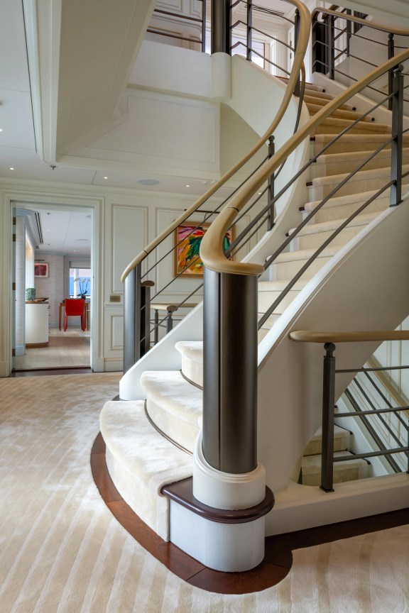 Central staircase