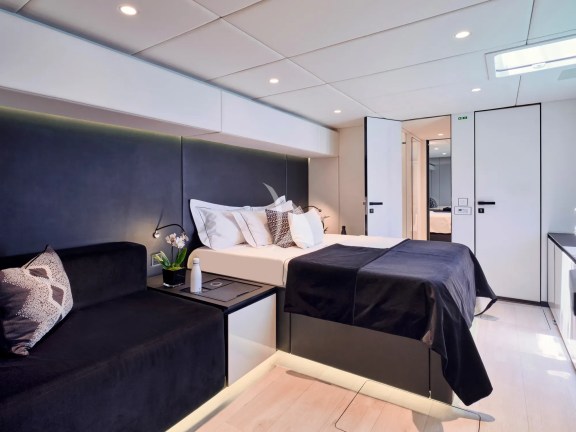 Master cabin with walk-in closet