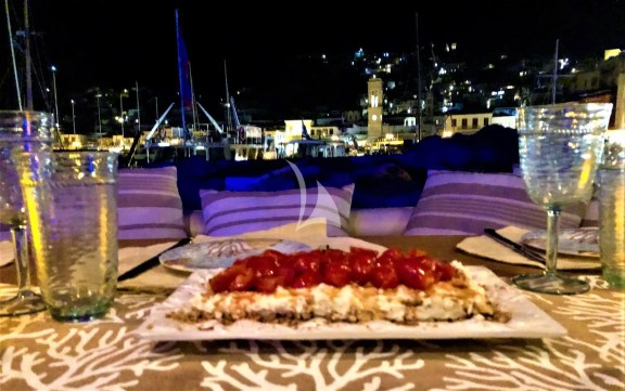 Dinner at the fantastic port of Hydra, Saronic