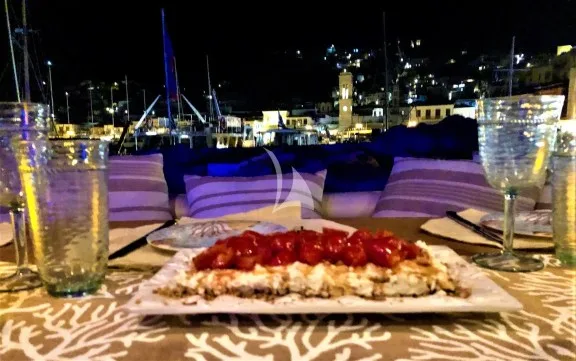 Dinner at the fantastic port of Hydra, Saronic