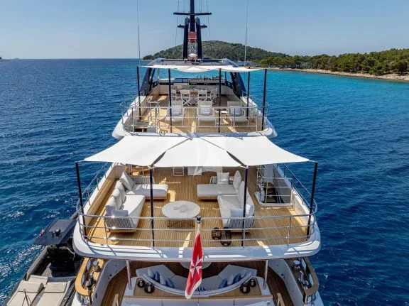 Stern decks view
