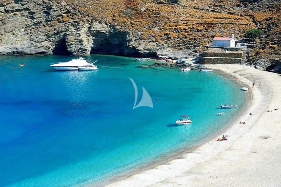 Ahla beach, Andros, Cyclades - One of the many fantastic beaches of Andros