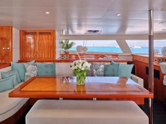 Indoor dining area
