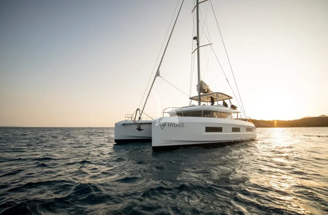 HYDRUS 55ft Lagoon sailing catamaran charter in Greece