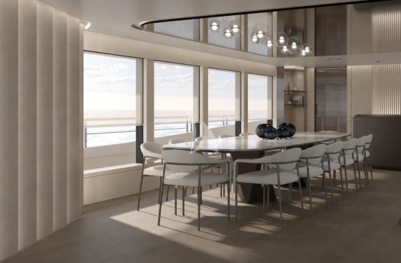 Emerald formal dinning area main deck
