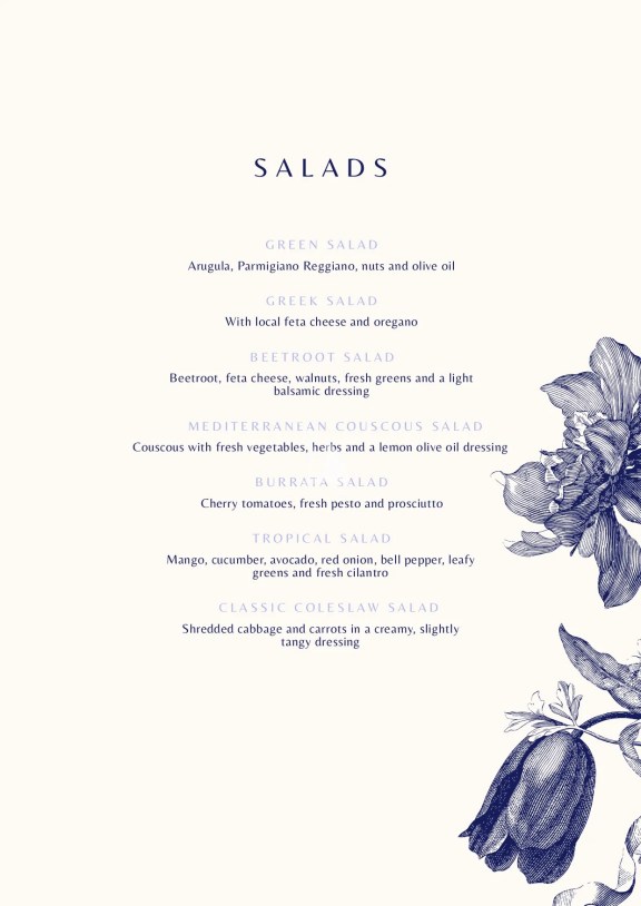 Menu Page 5