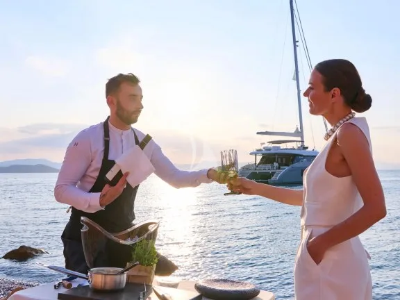 Dinner on the beach