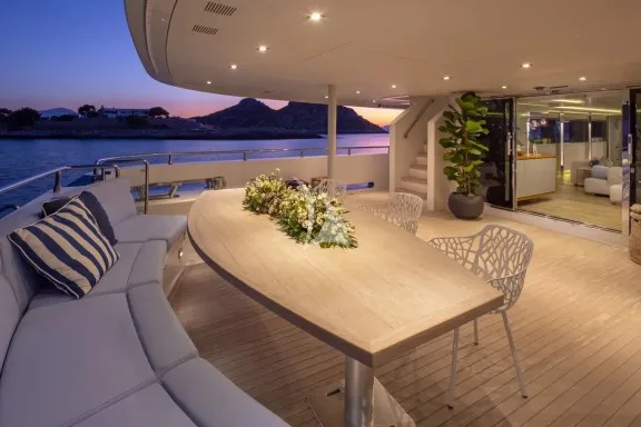 Aft deck at Night