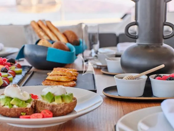 Breakfast table