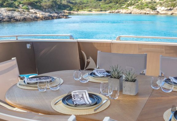 Aft Deck Dining Area