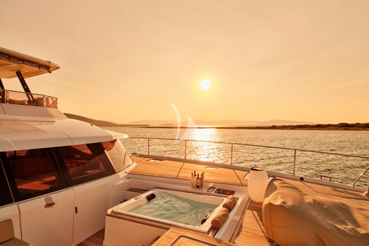 Sunset jacuzzi time