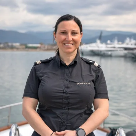 Crew of SOUNION II|Simona Romeo — Chief steward/ess