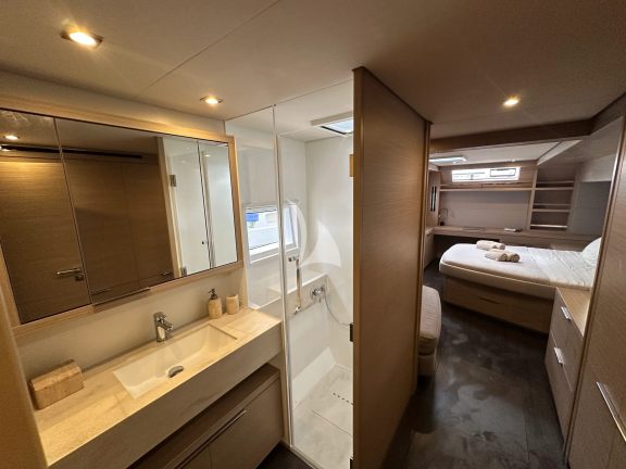 Master cabin with bathroom