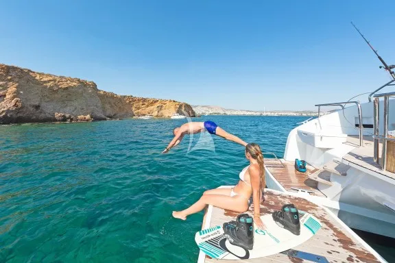 Swimming platform