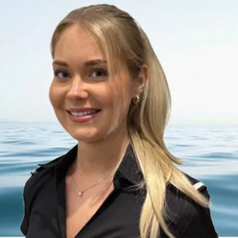 Crew of OKTO|Tabby Sagar — Stewardess