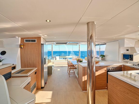 Galley and Saloon
