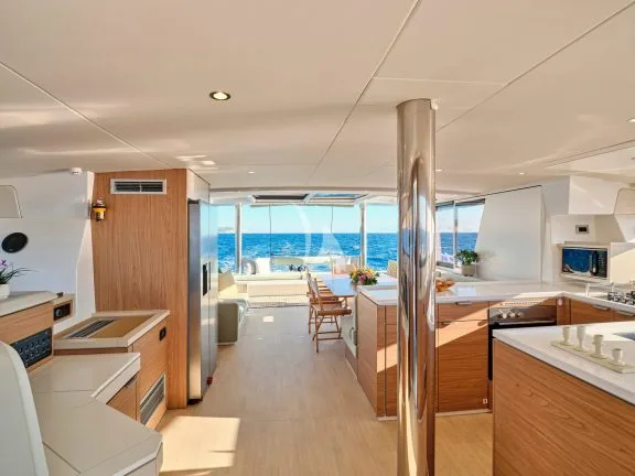 Galley and Saloon