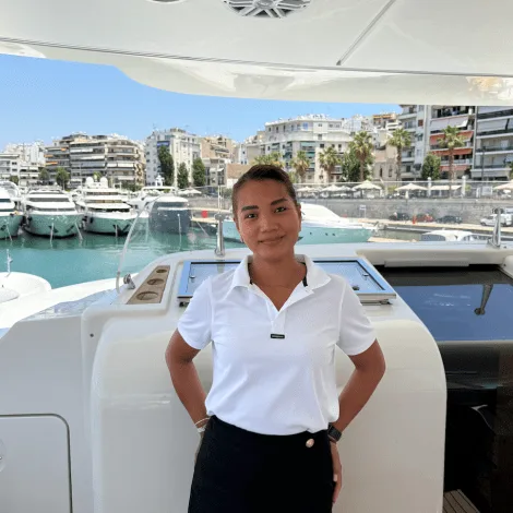 Crew of ELYSIUM|Rosalyn Mangubat — Chief steward/ess