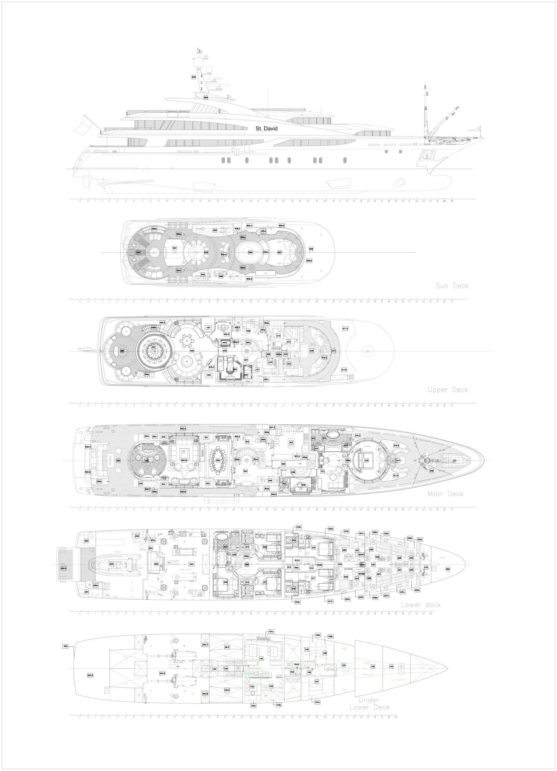 Layout of ST DAVID