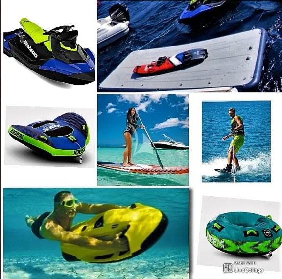 Variety of Water Toys
