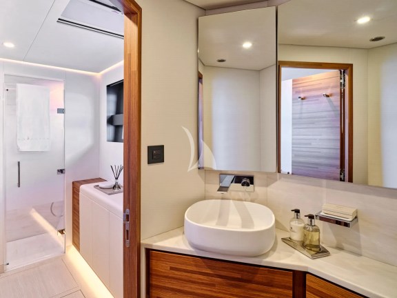 Guest cabin bathroom