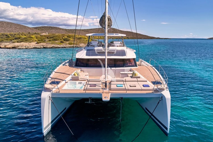 Aerial view fore deck