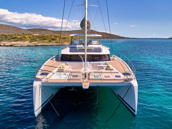 Aerial view fore deck