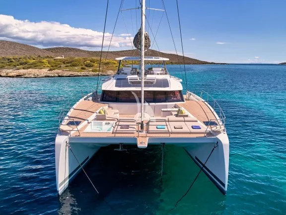 Aerial view fore deck