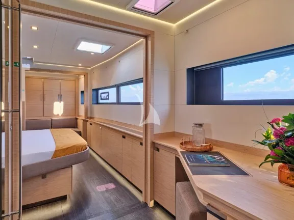 Master cabin with desk area