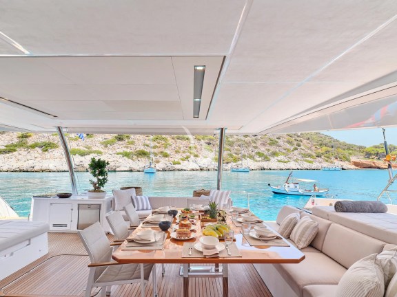 Aft dining table