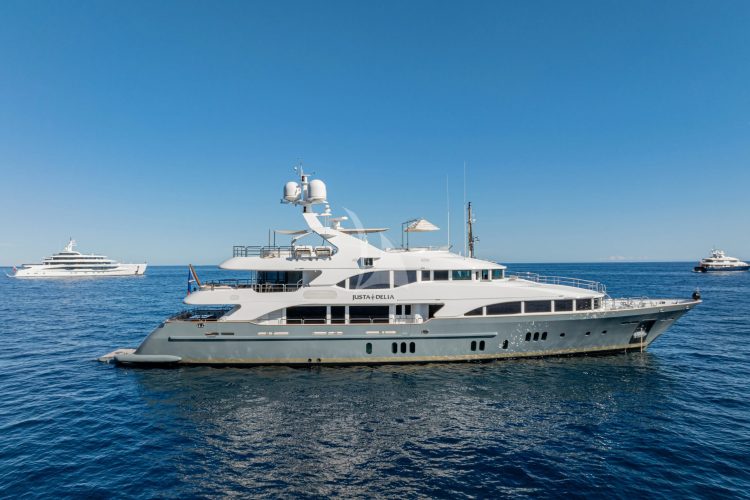 JUSTA DELIA at anchor