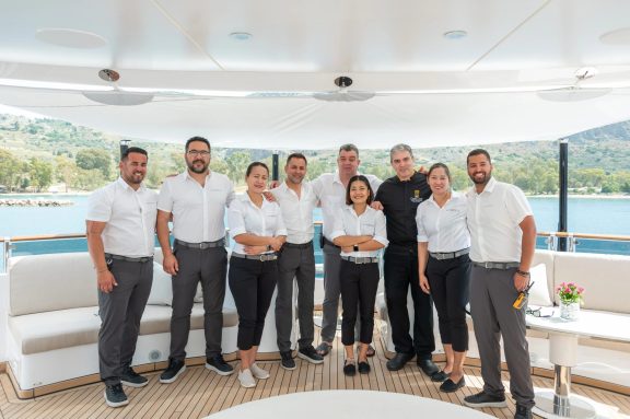 Very long serving Captain and crew