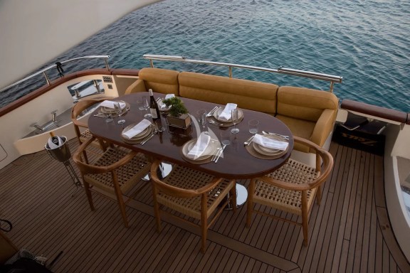 Aft deck area