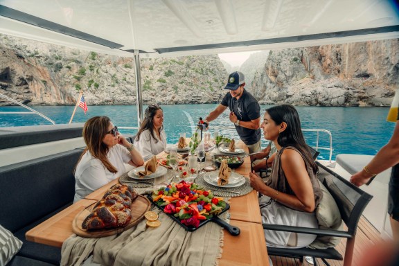 Breakfast onboard