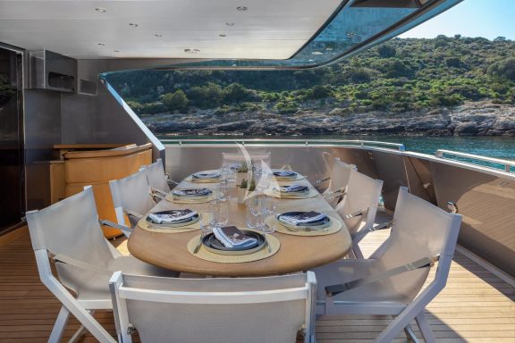 Aft Deck dining Area
